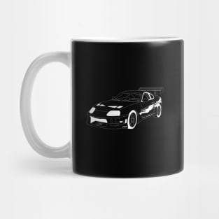 FF Supra MK IV White Outline Mug